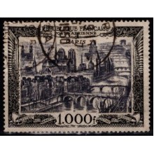 Luftpost. Frankrig. Stemplet.